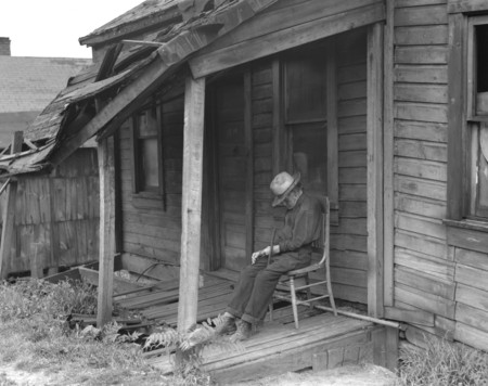 Elderly Man Dozing